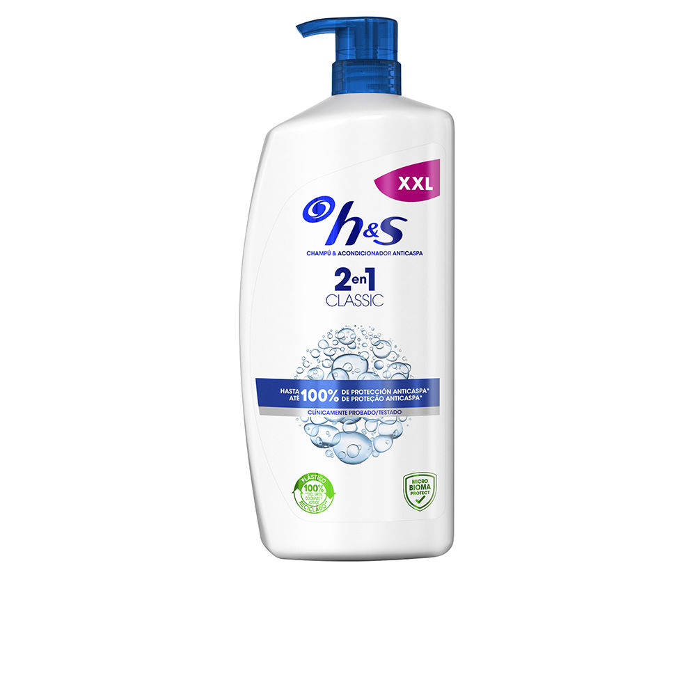 HEAD & SHOULDERS : H&S Classic 2-in-1 anti-dandruff shampoo and conditioner 1000 ml dispenser
