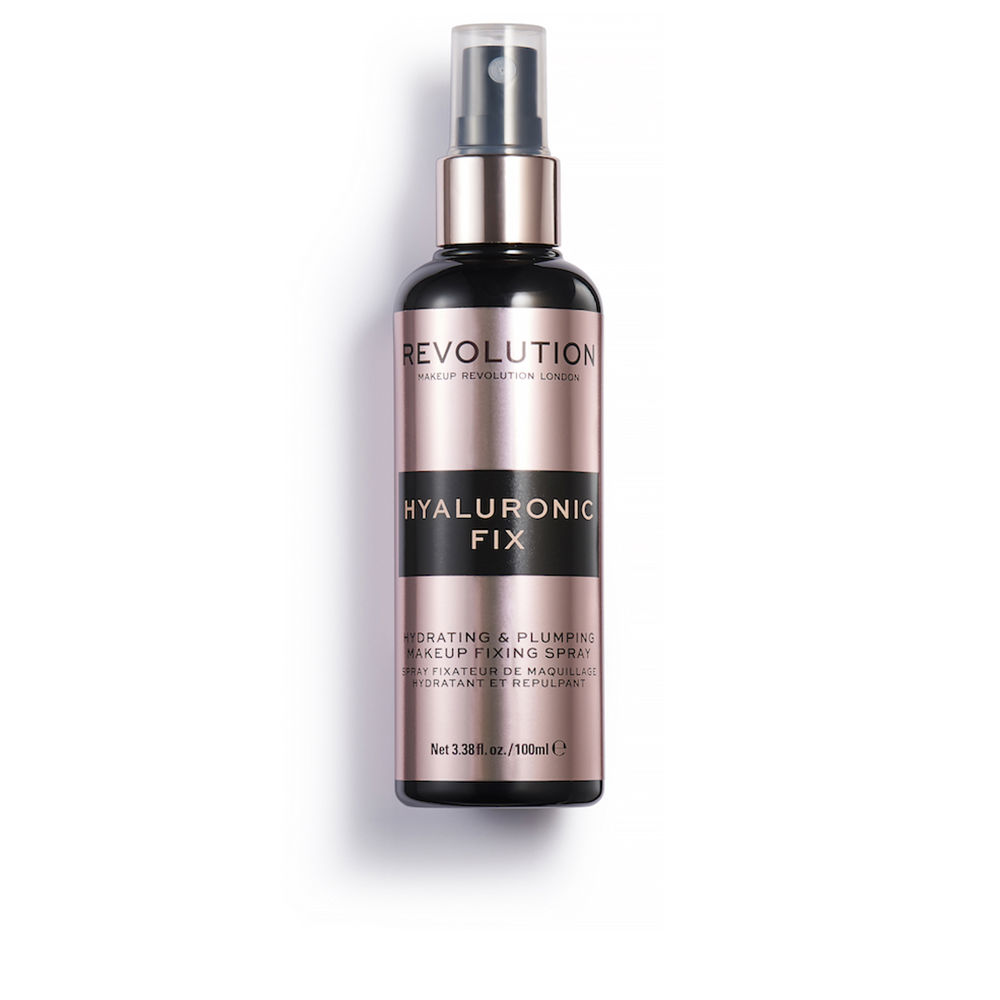 REVOLUTION MAKE UP : HYALURONIC FIX hydrating & plumping makeup fixing spray 100 ml