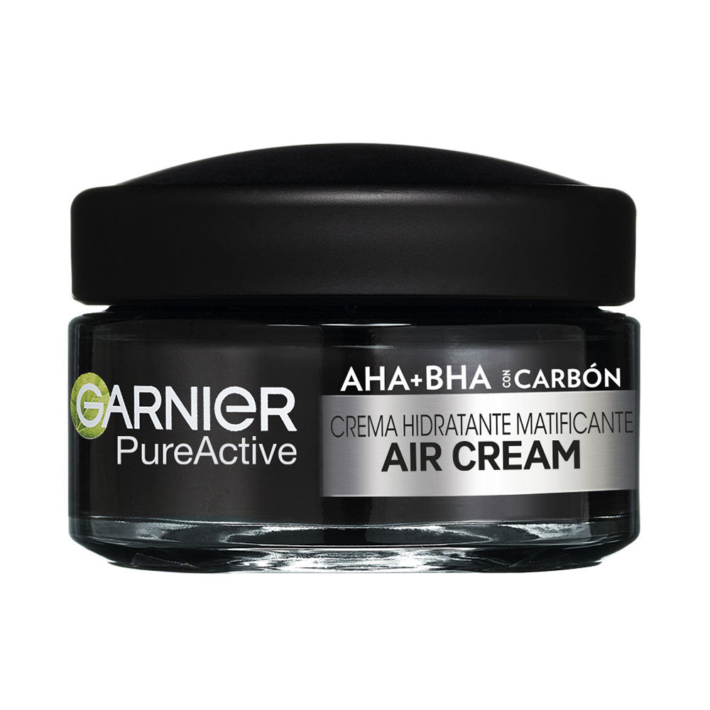 GARNIER : PURE ACTIVE AHA + BHA + CARBÓN crema hidratante matificante 50 ml