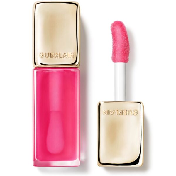 GUERLAIN : KISSKISS BEE GLOW OIL tinted lip oil #458-POP ROSE 9.5 ml
