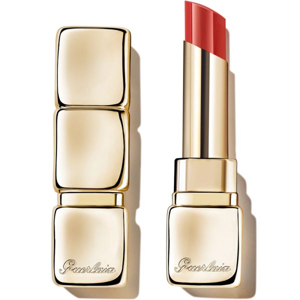 GUERLAIN : KISSKISS SHINE BLOOM barra de labios brillo #04-brick 3,2 gr