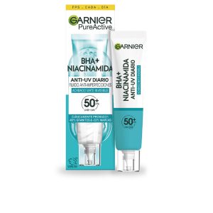 GARNIER : PURE ACTIVE BHA + niacinamide anti-blemish fluid SPF50+ 40 ml