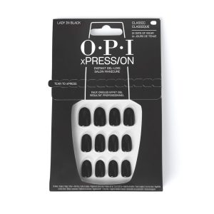 OPI : OPI xPRESS/ON Artificial Nails Iconic Shades #Lady in Black 30 u