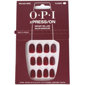 OPI : OPI xPRESS/ON Artificial Nails Iconic Shades #Malaga Wine 30 u