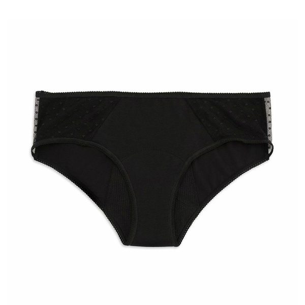 PLATANOMELÓN : KIWITAS CLASSIC PLUMETI menstrual panties black #M 1 u