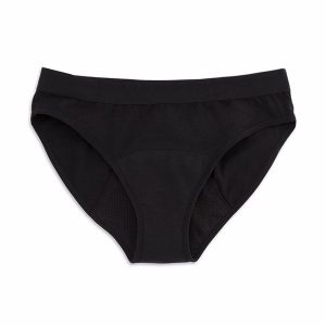 PLATANOMELÓN : KIWITAS CLASSIC SPORTY menstrual panties black #L 1 u