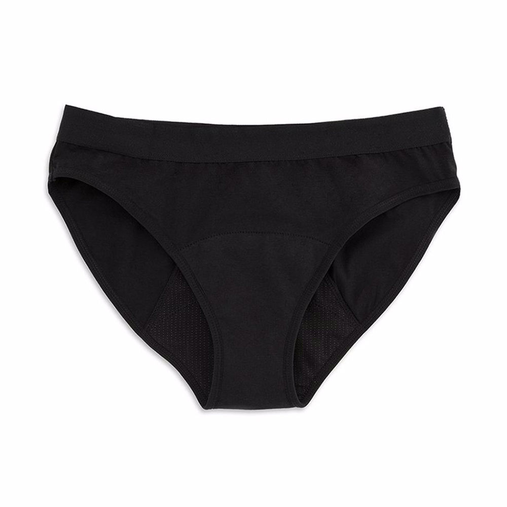 PLATANOMELÓN : KIWITAS CLASSIC SPORTY menstrual panties black #L 1 u
