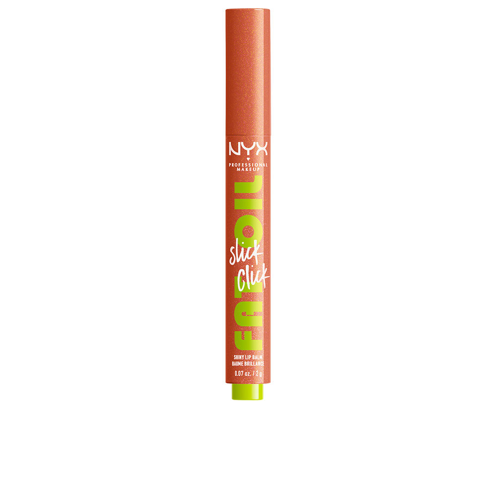 NYX PROFESSIONAL MAKE UP : FAT OIL SLICK CLICK shiny lip balm #hits diferent 2 gr