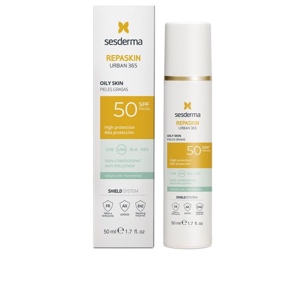 SESDERMA : REPASKIN URBAN 365 photoprotector for oily skin SPF50 50 ml
