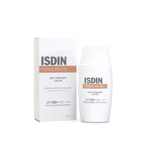 ISDIN : FOTO ULTRA 100 tinted facial sunscreen prevents sun spots SPF50+ 50 ml