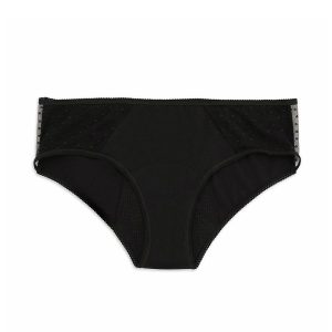 PLATANOMELÓN : KIWITAS CLASSIC PLUMETI menstrual panties black #S 1u