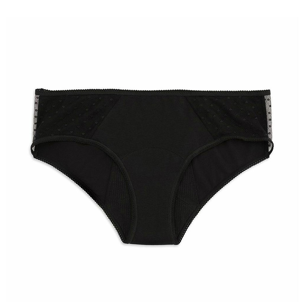 PLATANOMELÓN : KIWITAS CLASSIC PLUMETI menstrual panties black #S 1u