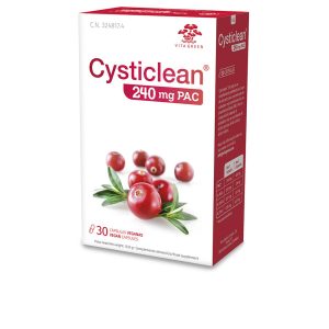 CYSTICLEAN : CYSTICLEAN CLASSIC 240 mg of PAC and Cranberry capsules 30 units