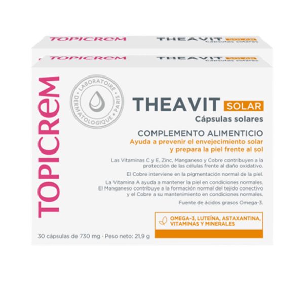 TOPICREM : SUN PROTECT THEAVIT PACK 2 x 30 capsules