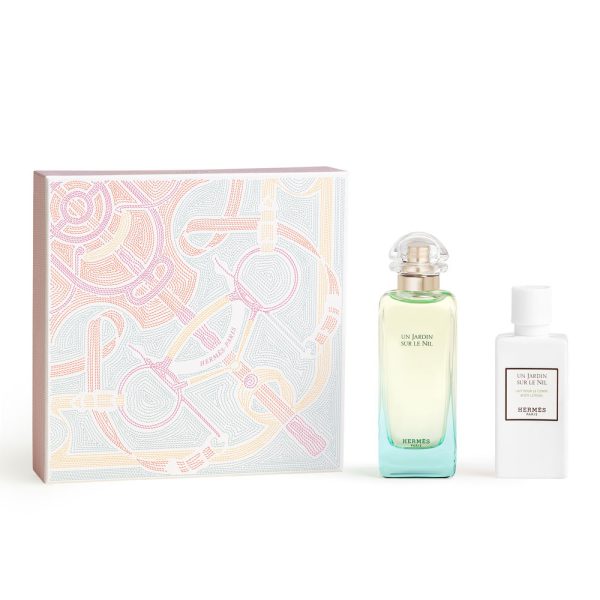 HERMÈS : UN JARDIN SUR LE NIL CASE 2 pcs