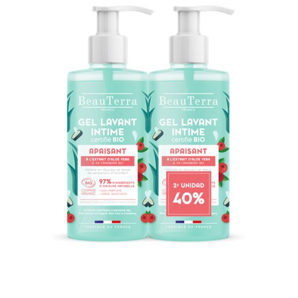 BEAUTERRA : BIO soothing intimate gel pack 2 x 500 ml