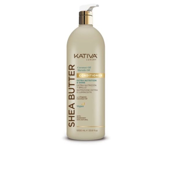 KATIVA : SHEA BUTTER coconut & marula oil conditioner 1000 ml
