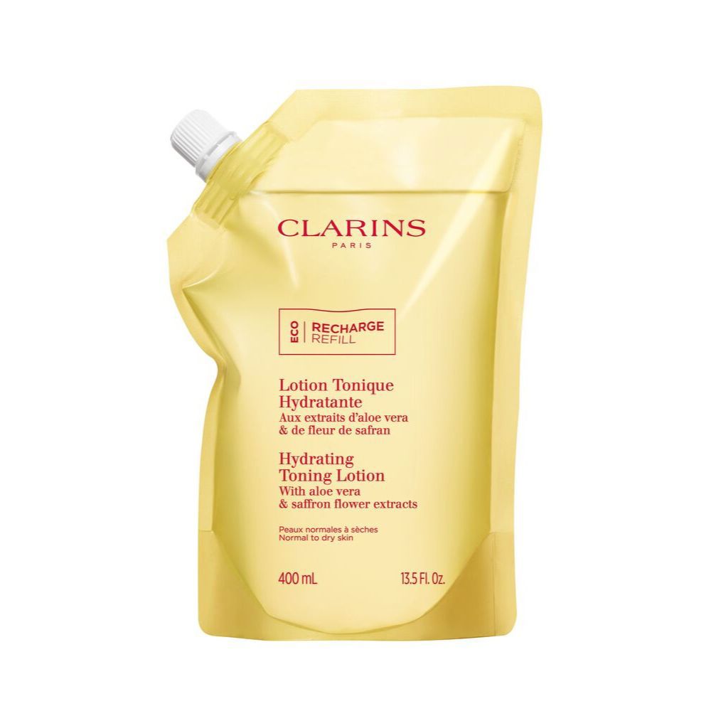 CLARINS : Moisturizing TONER LOTION for normal to dry skin recharge 400 ml