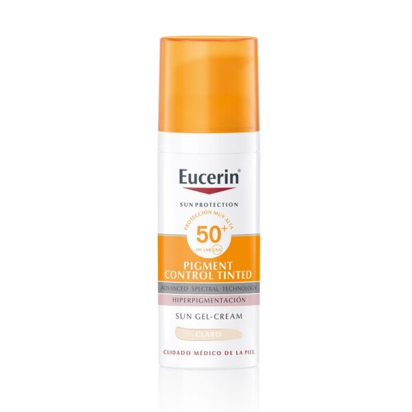 EUCERIN : SUN PROTECTION pigment control fluido con color SPF50+ #light 50 ml