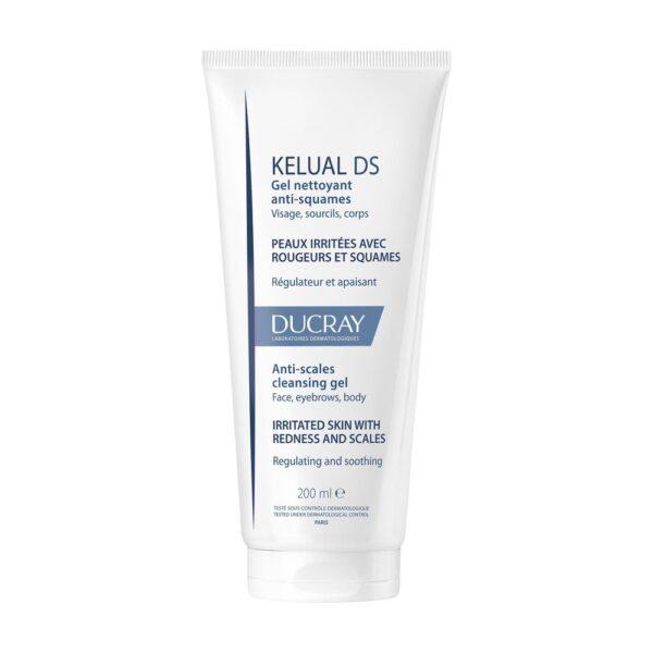 DUCRAY : KELUAL DS facial cleansing gel for irritated skin 200 ml