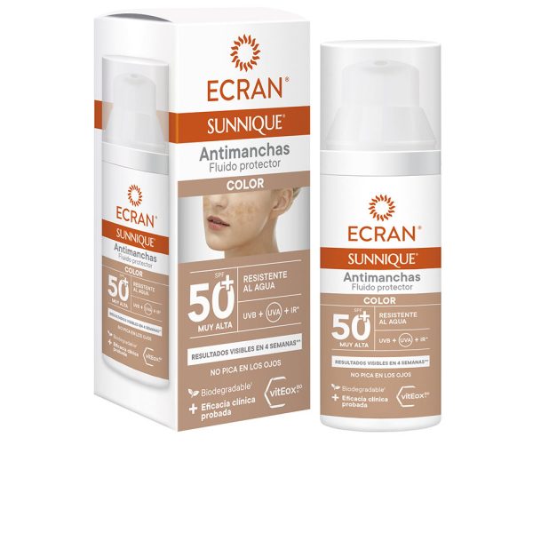 ECRAN : ECRAN SUNNIQUE antimanchas color SPF50+ 50 ml