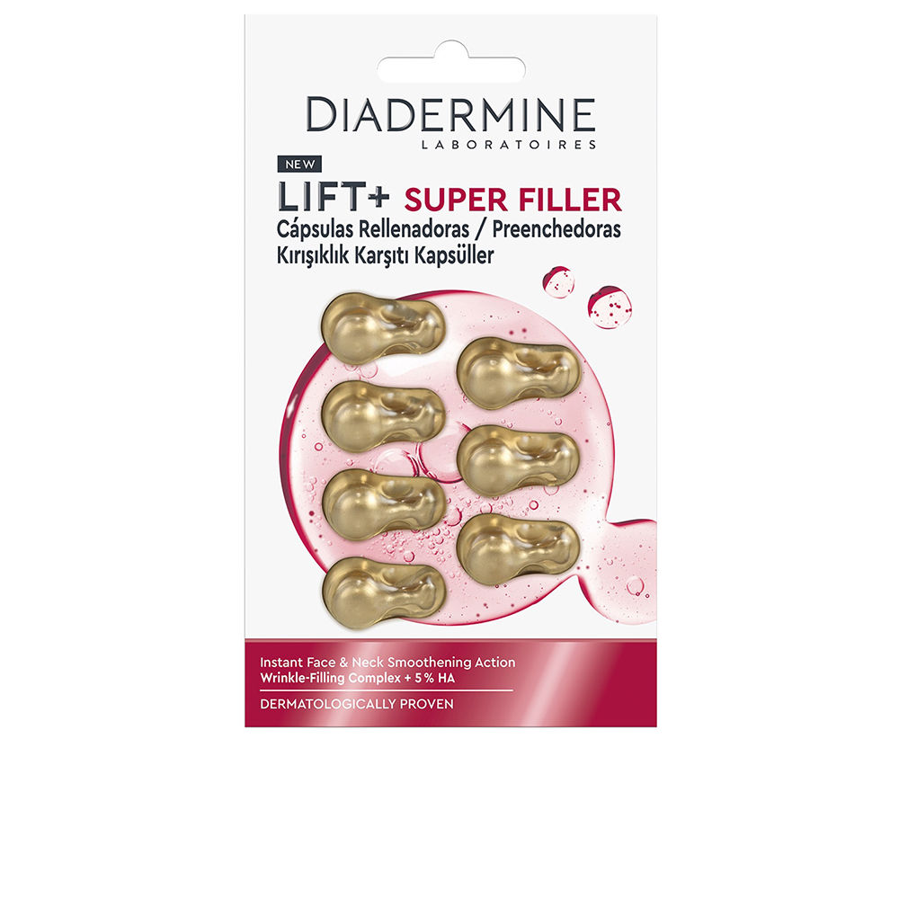 DIADERMINE : LIFT + SUPER FILLER smoothing filler for face and neck capsules 7 units