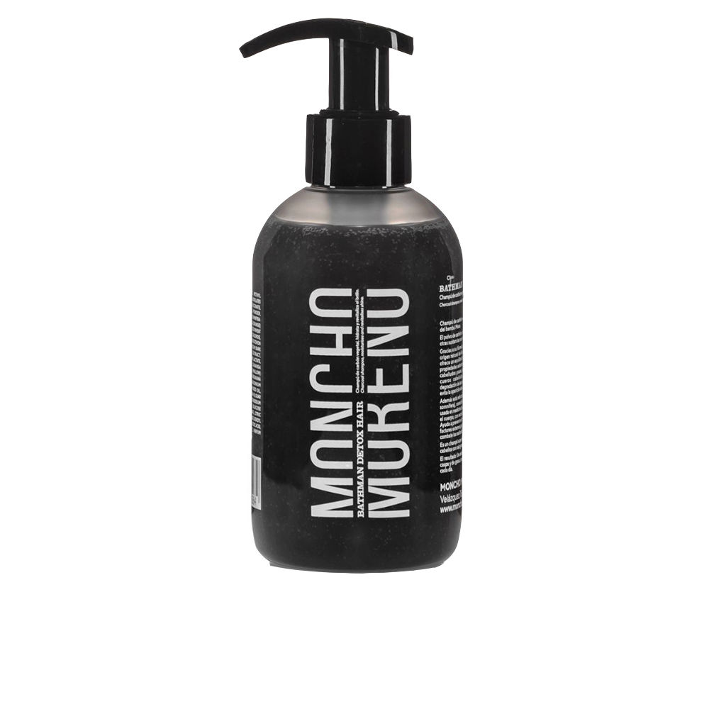 MONCHO MORENO : BATHMAN DETOX HAIR charcoal shampoo 250 ml