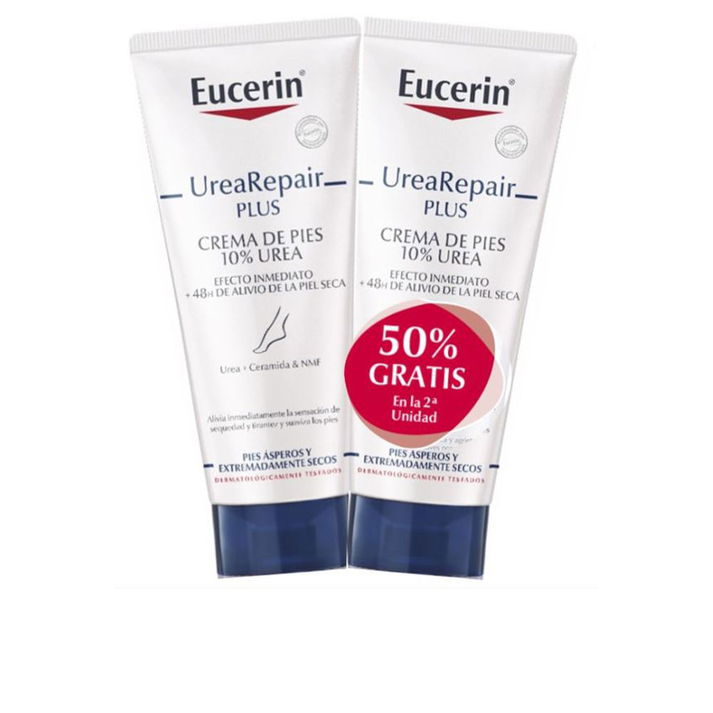 EUCERIN : UREAREPAIR PLUS FOOT CREAM 10% UREA LOT 2 x 100 ml