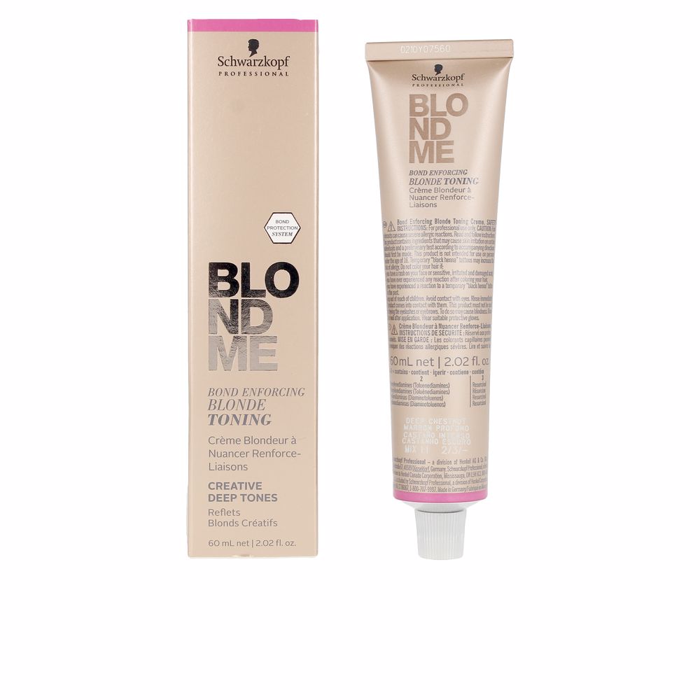 SCHWARZKOPF : BLONDME blonde toning #deep chestnut 60 ml