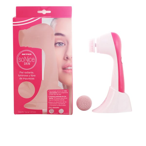 BETER : CEPILLO FACIAL sónico so nice skin +2 cabezales