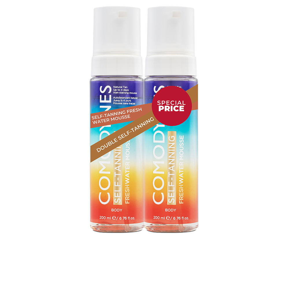 COMODYNES : SELF TANNING progressive self-tanning mousse pack 2 x 200 ml