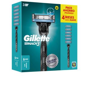 GILLETTE : MACH 3 machine + 6 spare parts
