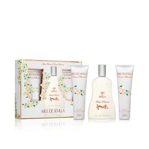 AIRE SEVILLA : SEVILLE AIR WHITE ROSES CASE 3 pcs