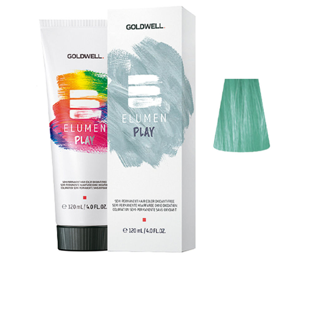 GOLDWELL : ELUMEN PLAY semi permanent hair color oxidant-free #mint 120 ml