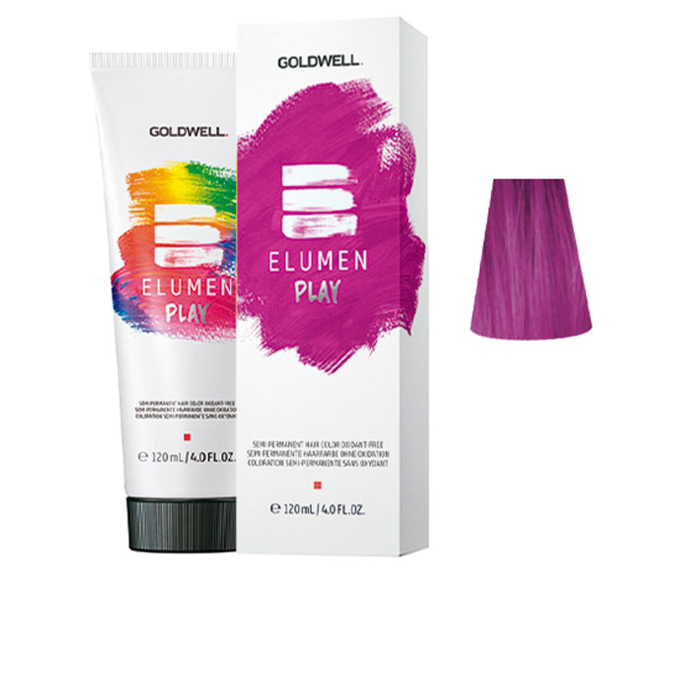 GOLDWELL : ELUMEN PLAY semi permanent hair color oxidant-free #pink 120 ml