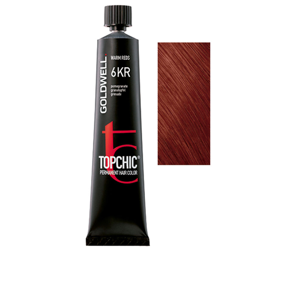 GOLDWELL : TOPCHIC permanent hair color #6KR 60 ml