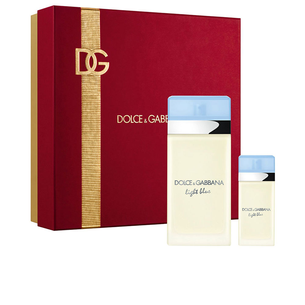 DOLCE & GABBANA : LIGHT BLUE POUR FEMME CASE 2 pcs