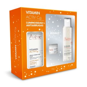AVÈNE : VITAMIN ACTIV CG SERUM + MICELLAR + CREAM CASE 3 pcs