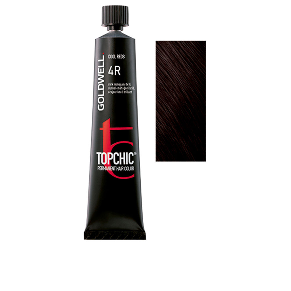 GOLDWELL : TOPCHIC permanent hair color #4R 60 ml