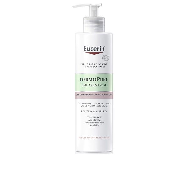 EUCERIN : DERMOPURE triple effect cleansing gel 400 ml