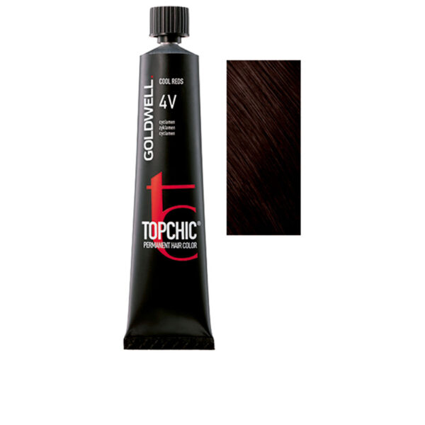 GOLDWELL : TOPCHIC permanent hair color #4V 60 ml