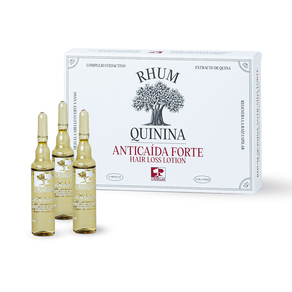 CRUSELLAS : RHUM QUININE anti-hair loss forte 6 x 10 ml