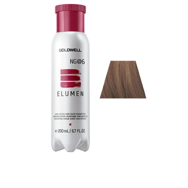 GOLDWELL : ELUMEN long lasting hair color oxidant free #NG@6 200 ml