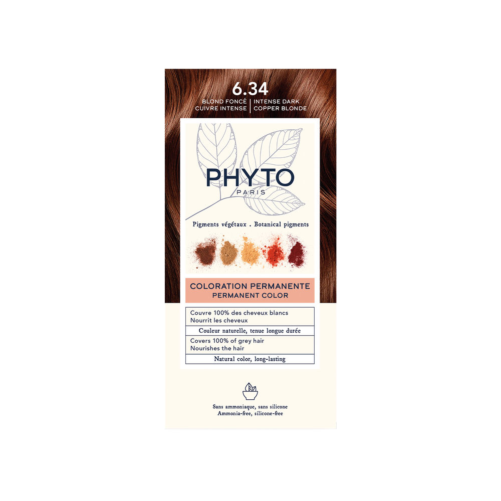 PHYTO : PHYTOCOLOR #6.34 Dark Copper Blonde 4 u