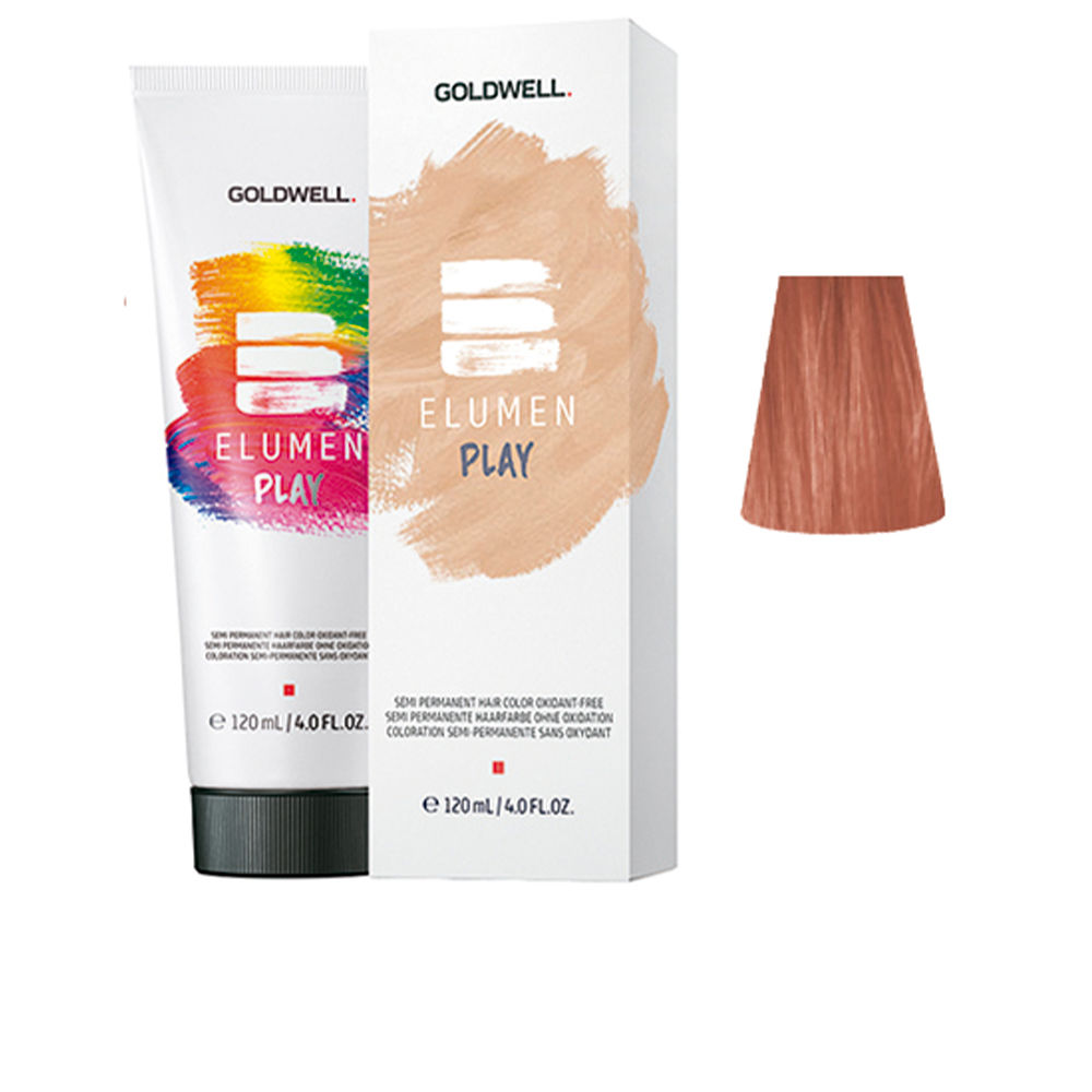 GOLDWELL : ELUMEN PLAY semi permanent hair color oxidant-free #coral 120 ml