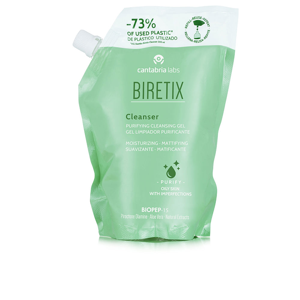 BIRETIX : BIRETIX CLEANSER gel limpiador purificante recarga 400 ml