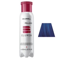 GOLDWELL : ELUMEN long lasting hair color oxidant free #PlBlue@10 200 ml
