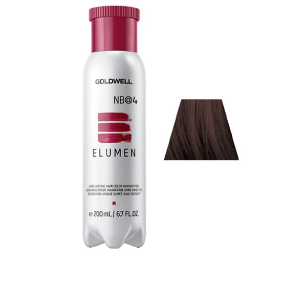 GOLDWELL : ELUMEN long lasting hair color oxidant free #NB@4 200 ml