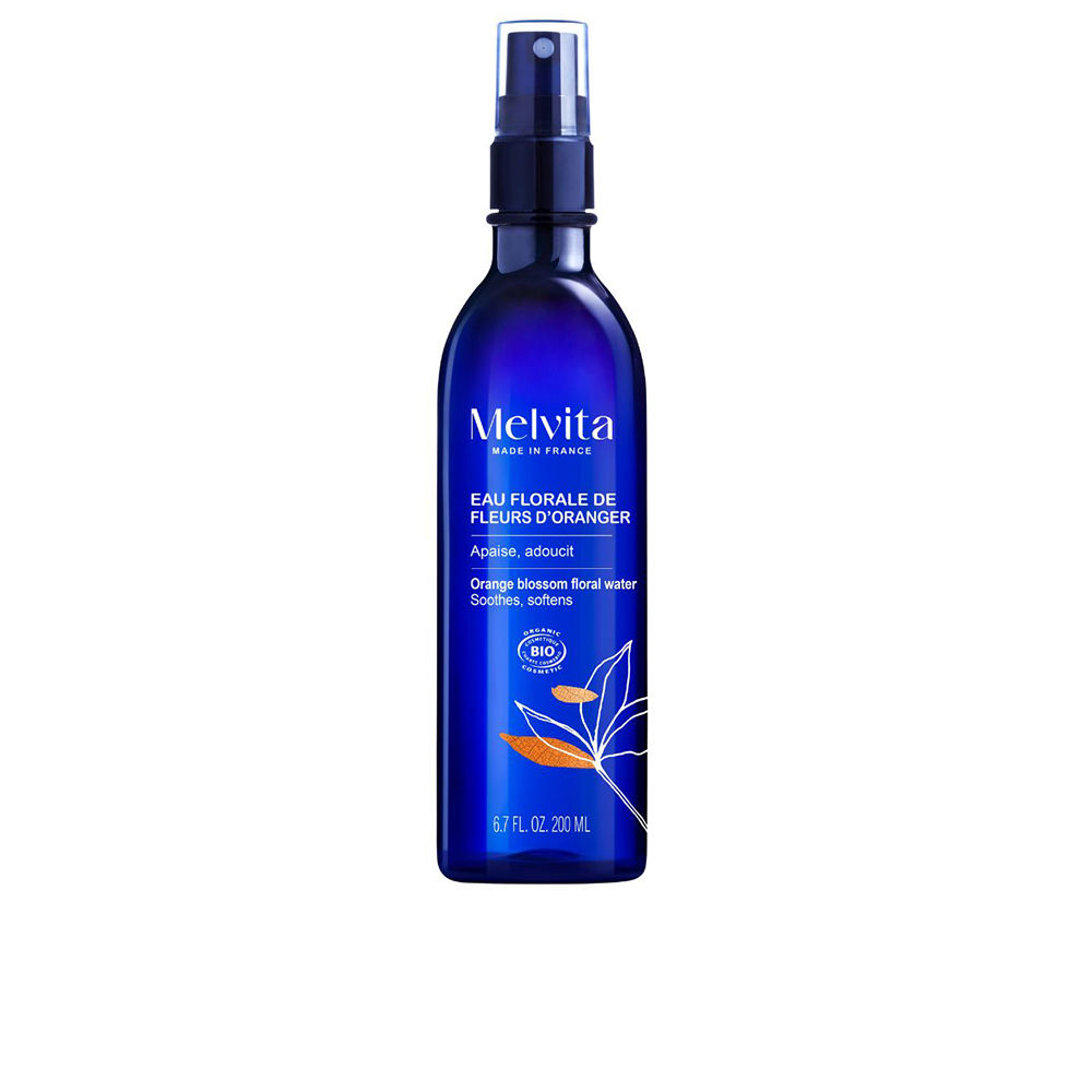 MELVITA : FLORAL WATERS orange floral water - mist spray 200 ml