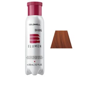 GOLDWELL : ELUMEN long lasting hair color oxidant free #BK@6 200 ml
